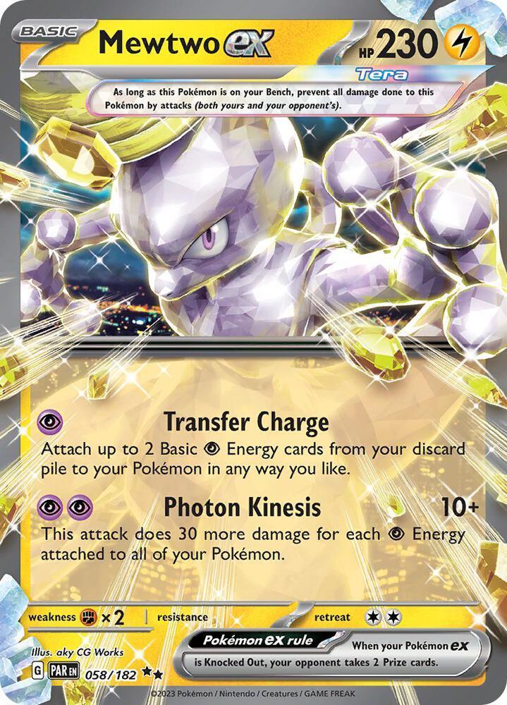 Mewtwo ex (058/182) – Scarlet & Violet: Paradox Rift – Buy Now