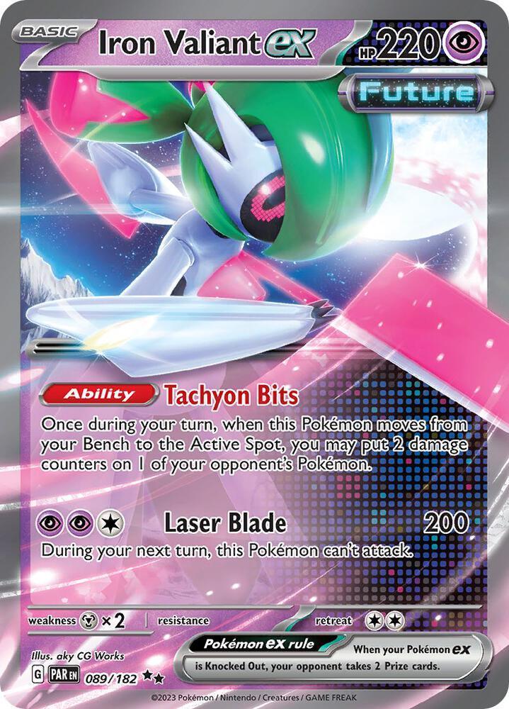 Iron Valiant ex (089/182) – Scarlet & Violet: Paradox Rift – Buy Now
