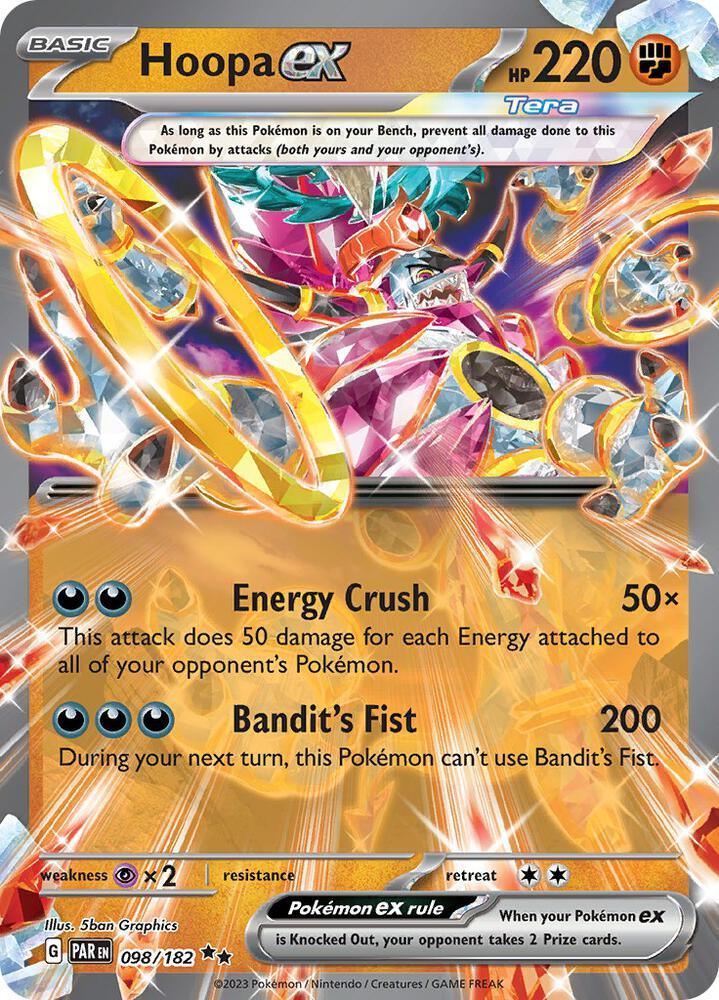 Hoopa ex (098/182) – Scarlet & Violet: Paradox Rift | Order Now