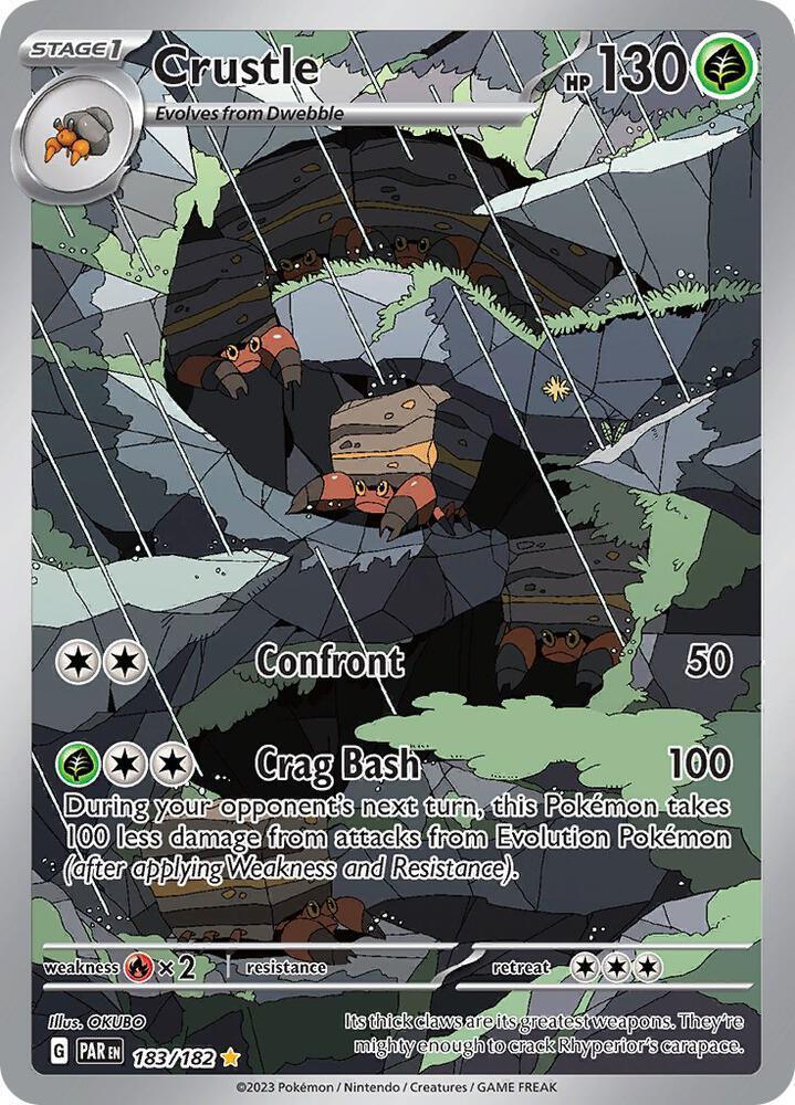 Crustle (183/182) – Scarlet & Violet: Paradox Rift | Fast Shipping