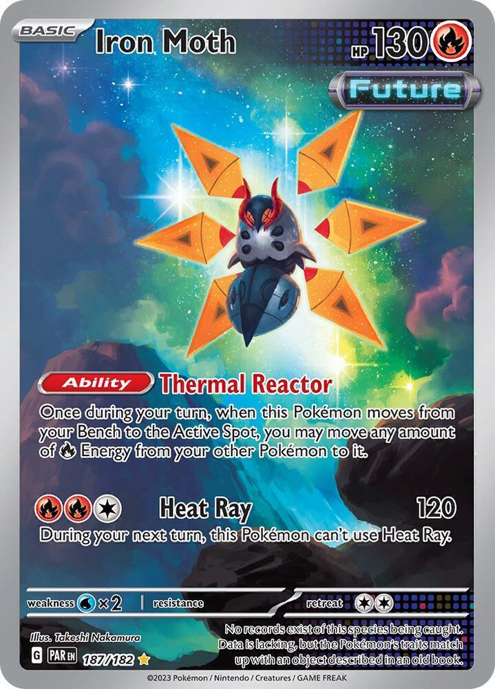 Iron Moth (187/182) – Scarlet & Violet: Paradox Rift | Order Now