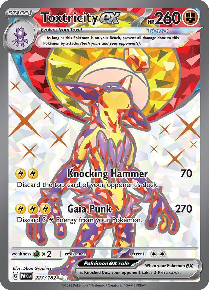 Toxtricity ex (227/182) – Scarlet & Violet: Paradox Rift - In Stock Now