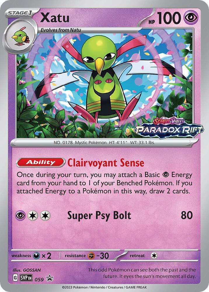 Xatu (059) – Scarlet & Violet: Black Star Promos | Shop Today