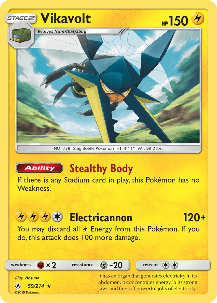 Vikavolt (59/214) – Sun & Moon: Unbroken Bonds – For Sale