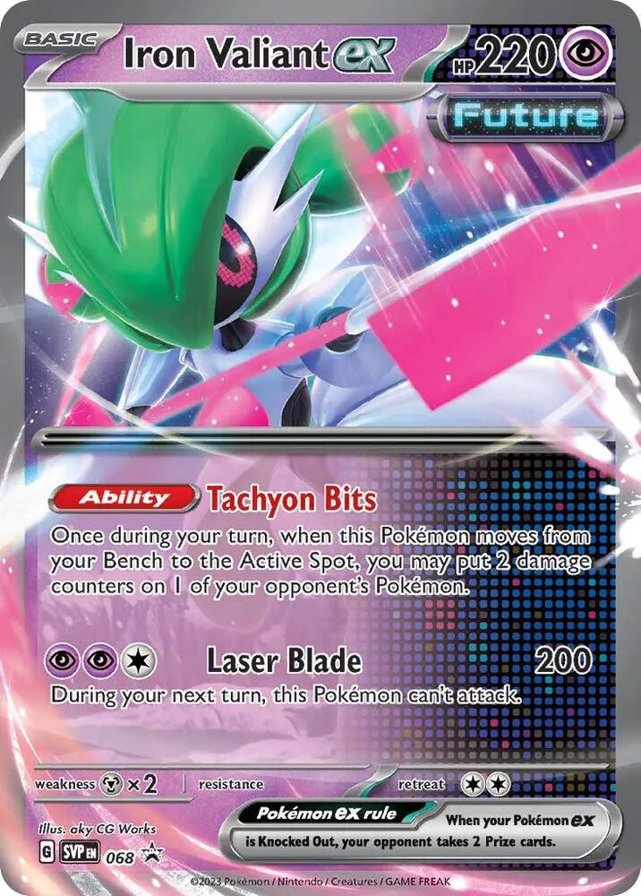 Iron Valiant ex (068) – Scarlet & Violet: Black Star Promos - In Stock Now