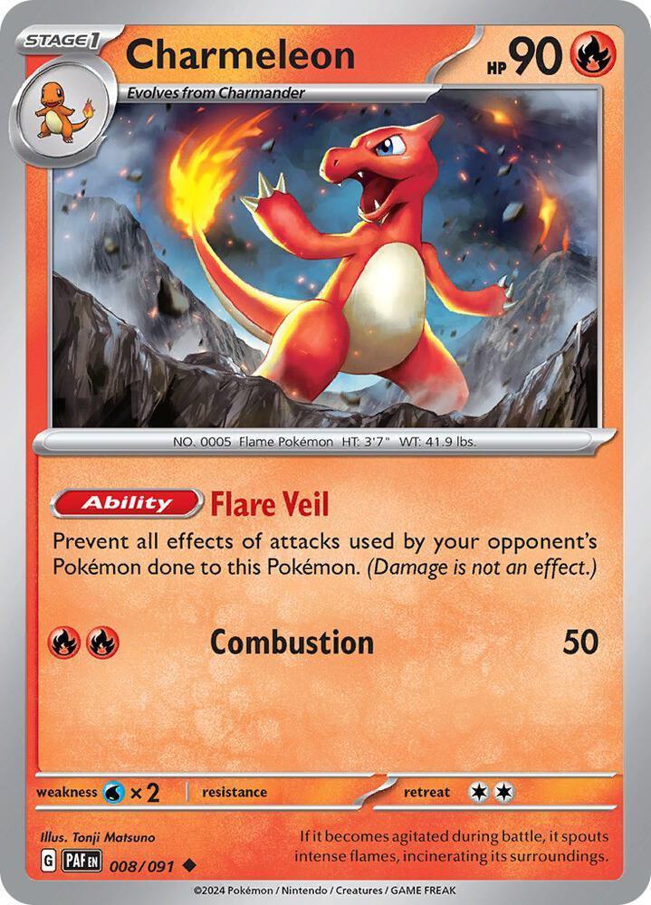 Charmeleon (008/091) – Scarlet & Violet: Paldean Fates | Shop Today