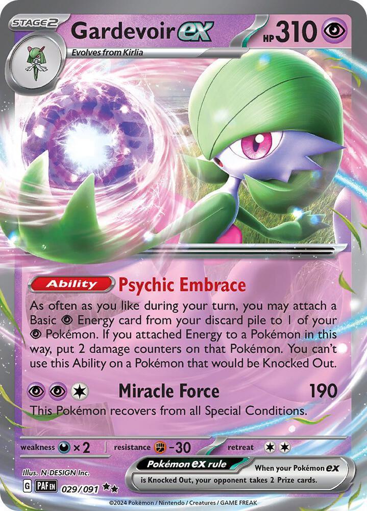 Gardevoir ex (029/091) – Scarlet & Violet: Paldean Fates – Buy Now