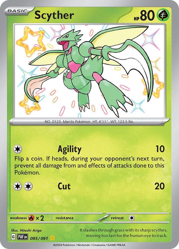 Scyther (095/091) – Scarlet & Violet: Paldean Fates – Buy Now