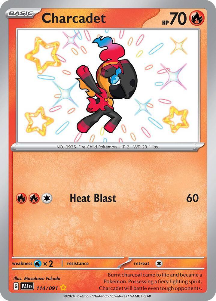 Charcadet (114/091) – Scarlet & Violet: Paldean Fates | Order Now
