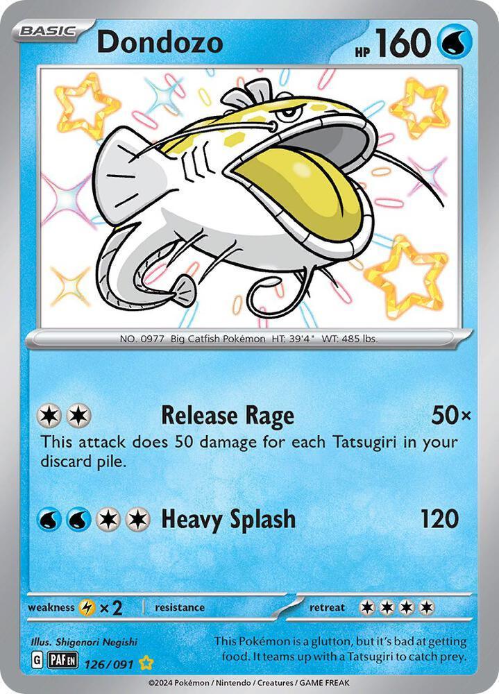 Dondozo (126/091) – Scarlet & Violet: Paldean Fates - Authentic Card