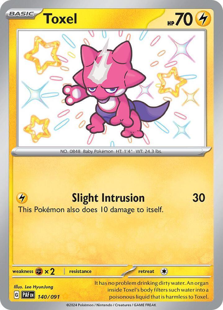 Toxel (140/091) – Scarlet & Violet: Paldean Fates - In Stock Now
