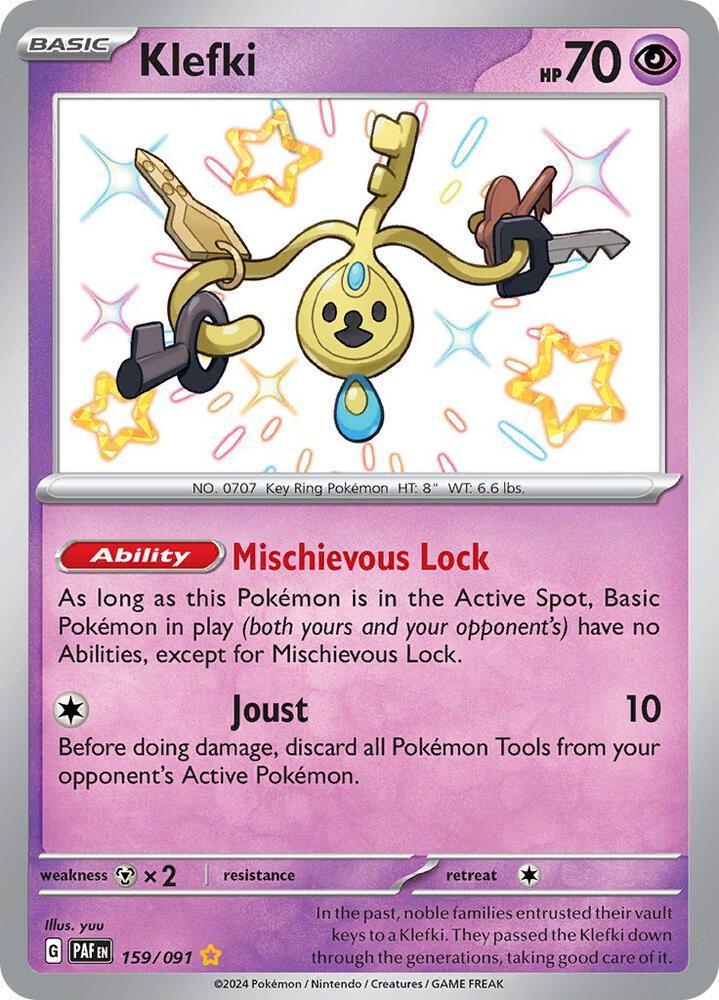 Klefki (159/091) – Scarlet & Violet: Paldean Fates - Shop Now