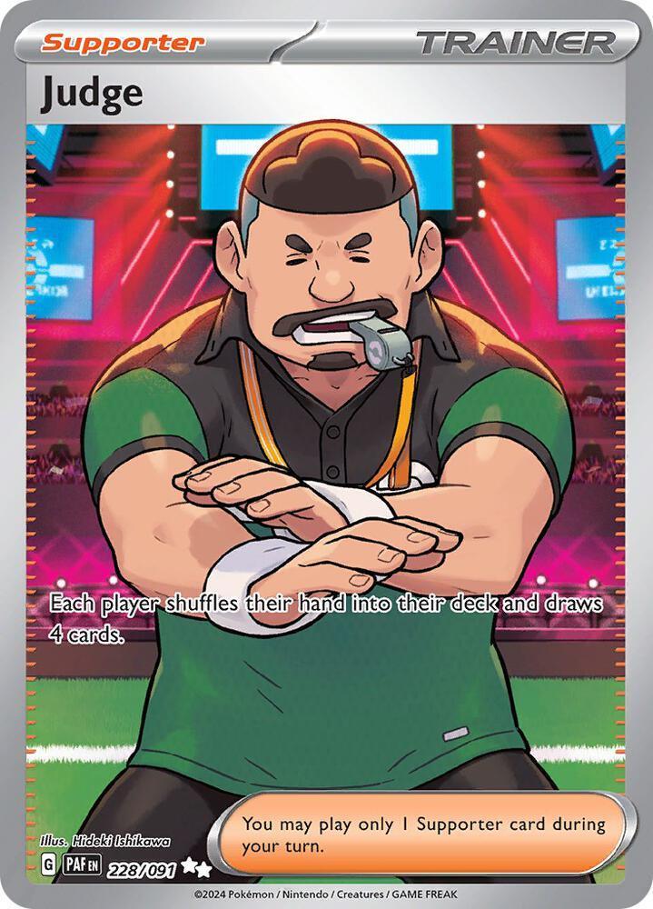 Judge (228/091) – Scarlet & Violet: Paldean Fates - In Stock Now