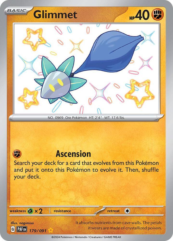 Glimmet (179/091) – Scarlet & Violet: Paldean Fates - Shop Now