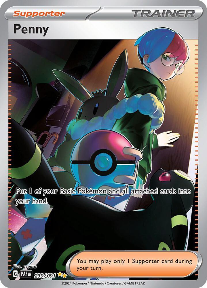 Penny (239/091) – Scarlet & Violet: Paldean Fates | Order Today