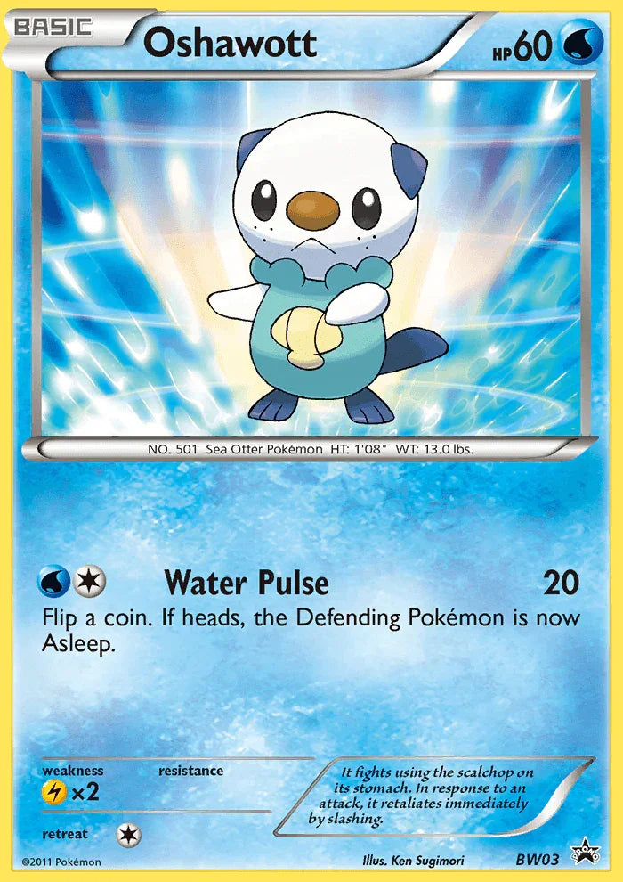 Oshawott (BW03) – Black & White: Black Star Promos | Order Today