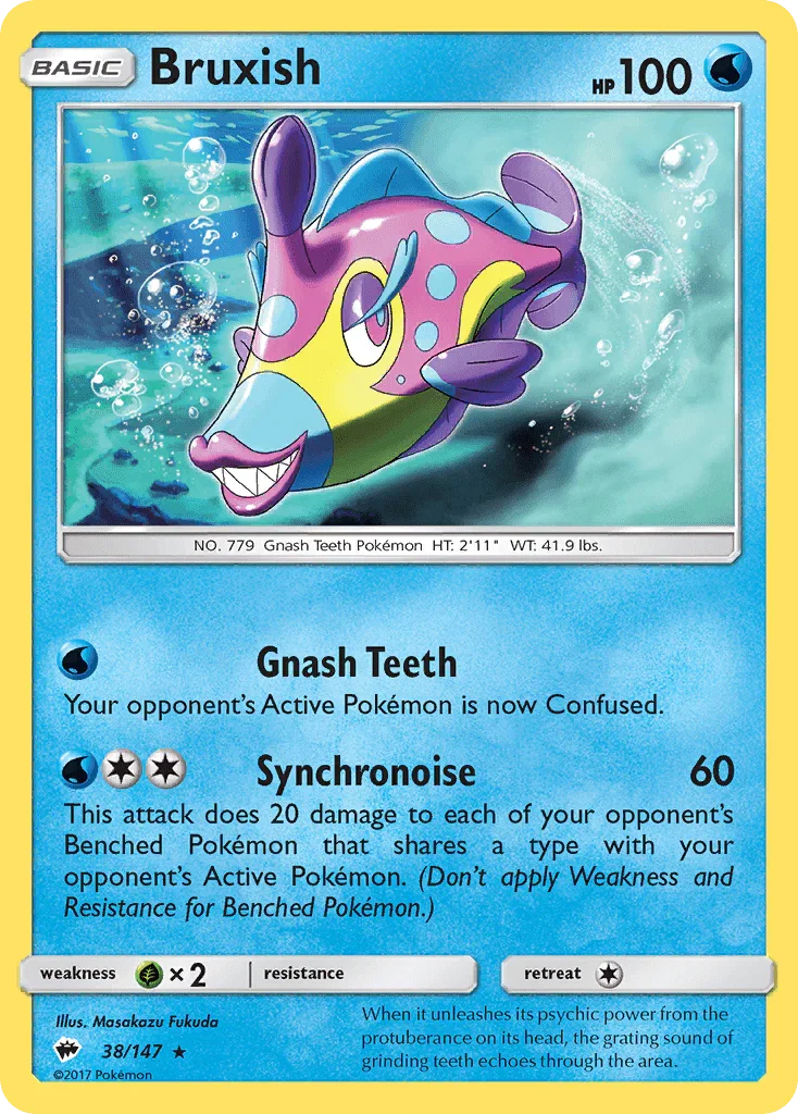 Bruxish (38/147) – Sun & Moon: Burning Shadows - In Stock Now
