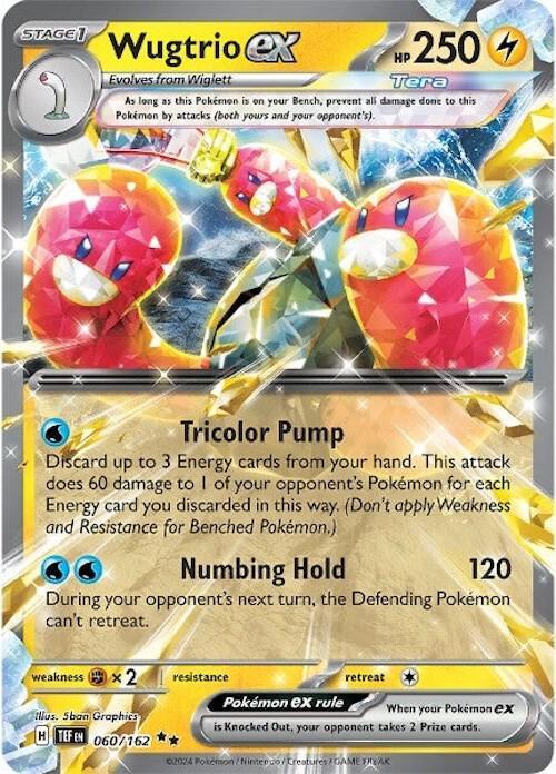 Wugtrio ex (060/162) – Scarlet & Violet: Temporal Forces | Order Now