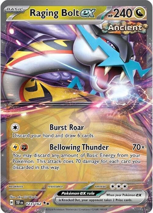 Raging Bolt ex (123/162) – Scarlet & Violet: Temporal Forces | Buy Online