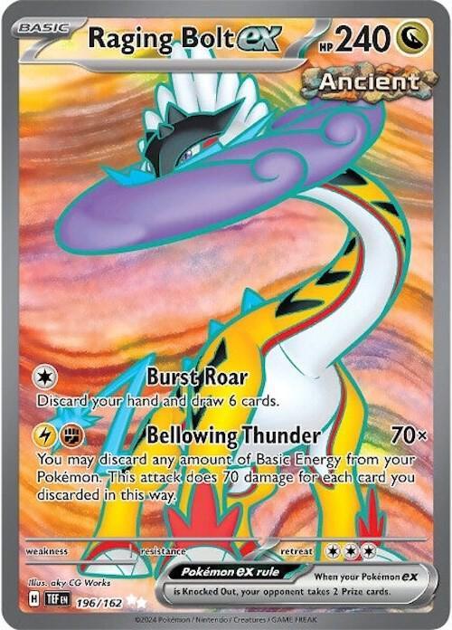 Raging Bolt ex (196/162) – Scarlet & Violet: Temporal Forces | Shop Today