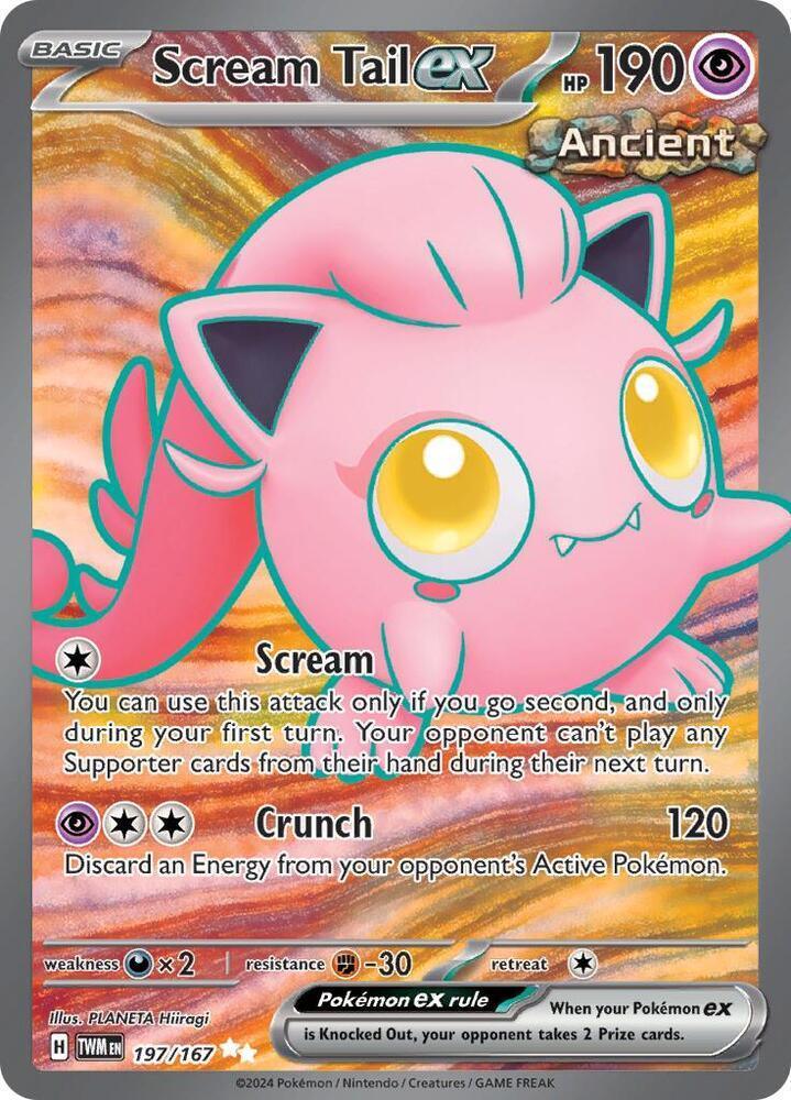 Scream Tail ex (197/167) – Scarlet & Violet: Twilight Masquerade – Buy Now