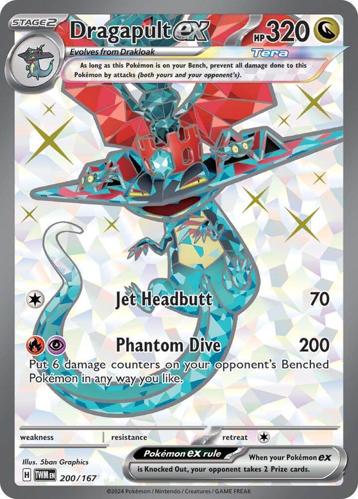 Dragapult ex (200/167) – Scarlet & Violet: Twilight Masquerade - Shop Now