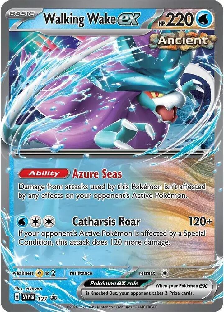 Walking Wake ex (127) – Scarlet & Violet: Black Star Promos - In Stock Now