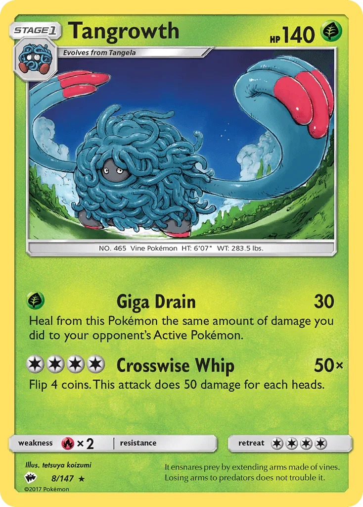 Tangrowth (8/147) – Sun & Moon: Burning Shadows | Shop Today