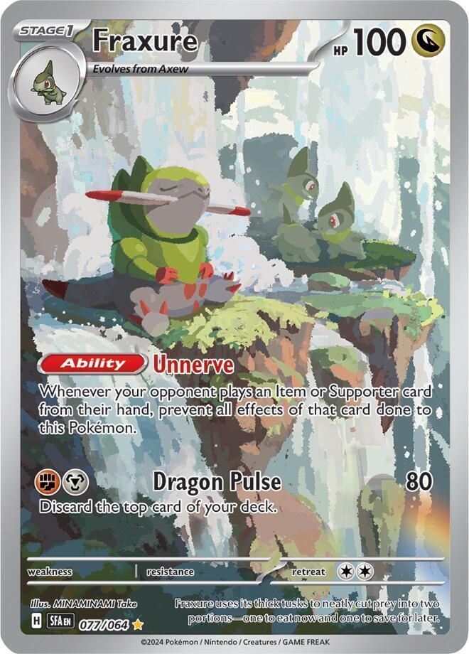 Fraxure (077/064) – Scarlet & Violet: Shrouded Fable – Buy Now