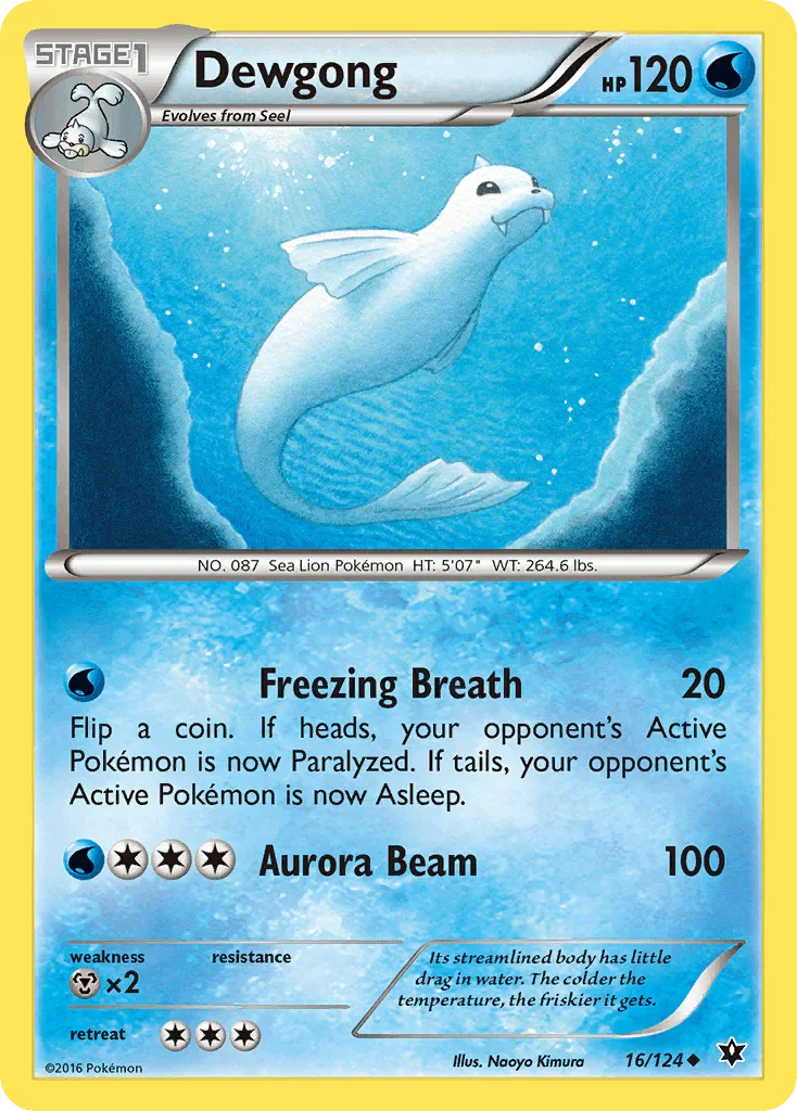 Dewgong (16/124) – XY: Fates Collide – For Sale
