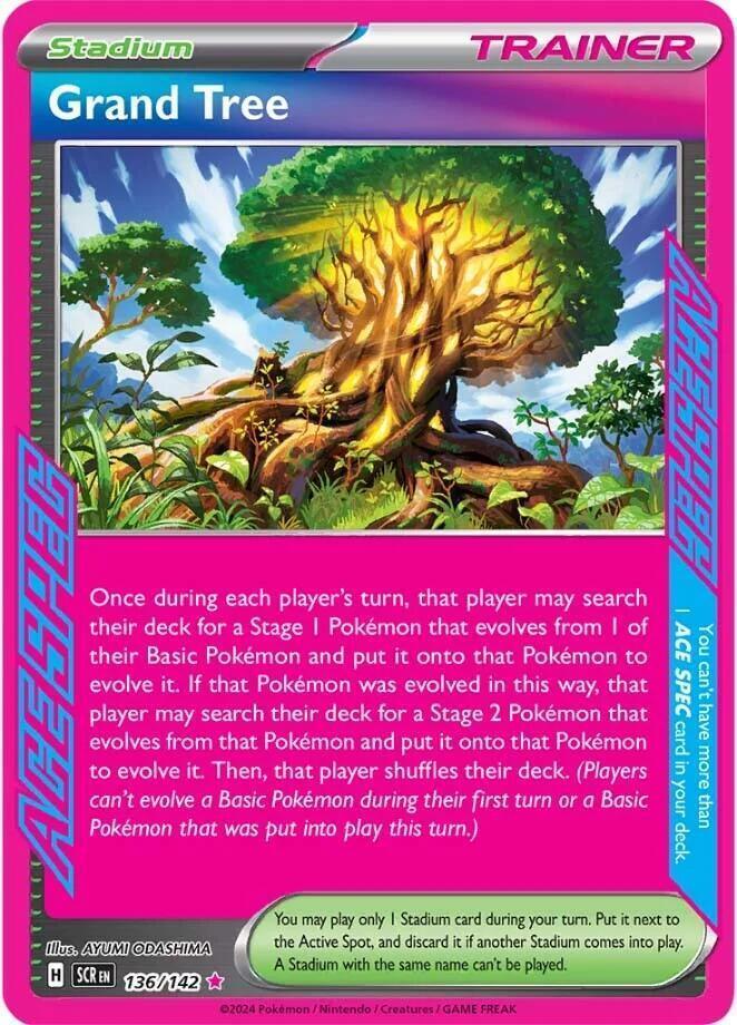 Grand Tree (136/142) – Scarlet & Violet: Stellar Crown – For Sale
