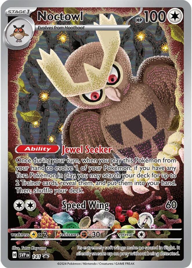 Noctowl (141) – Scarlet & Violet: Black Star Promos – For Sale