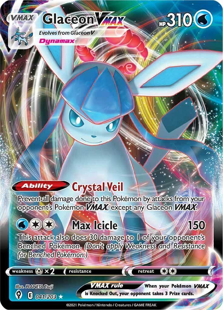Glaceon VMAX (041/203) – Sword & Shield: Evolving Skies | Order Today