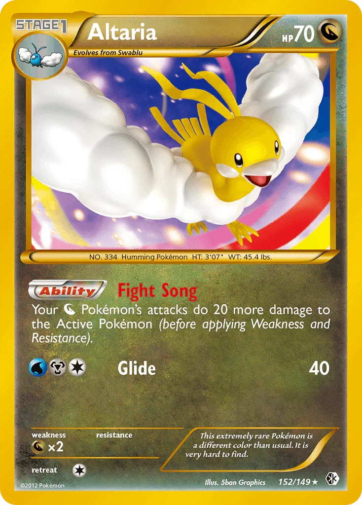 Altaria (152/149) – Black & White: Boundaries Crossed - In Stock Now
