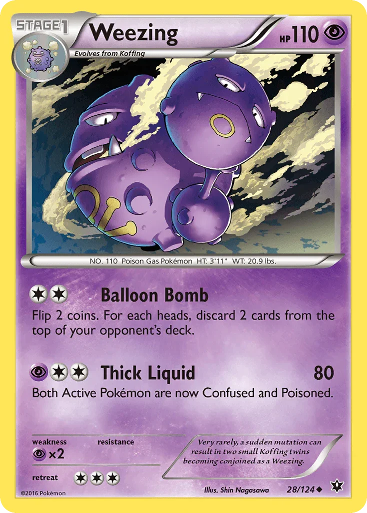 Weezing (28/124) – XY: Fates Collide - Shop Now