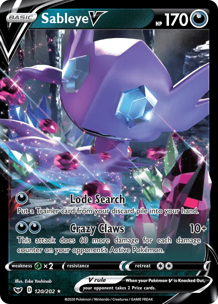 Sableye V (120/202) – Sword & Shield: Base Set | Shop Today
