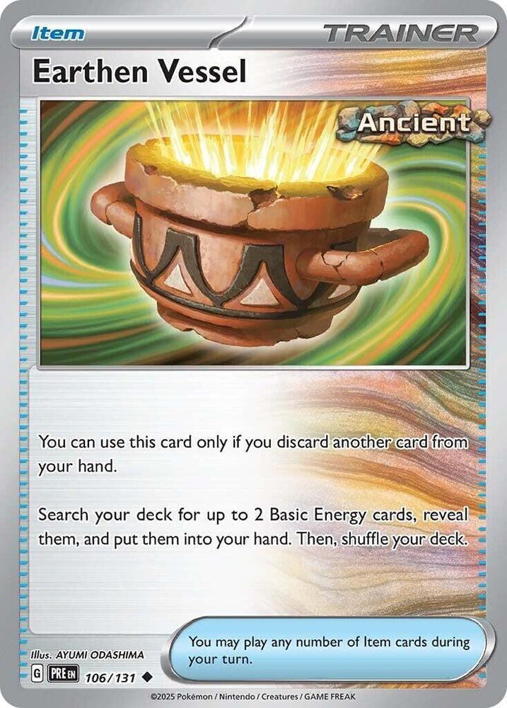 Earthen Vessel (106/131) – Scarlet & Violet: Prismatic Evolutions | Fast Shipping
