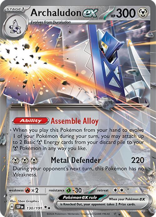 Archaludon ex (130/191) – Scarlet & Violet: Surging Sparks | Order Now