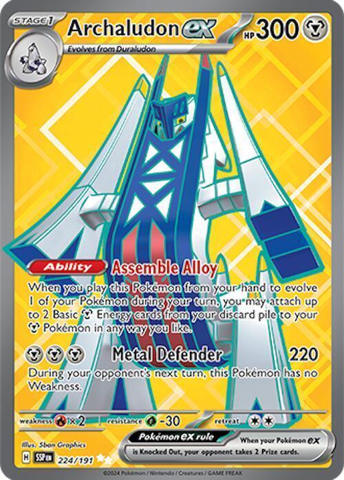 Archaludon ex (224/191) – Scarlet & Violet: Surging Sparks | Order Now
