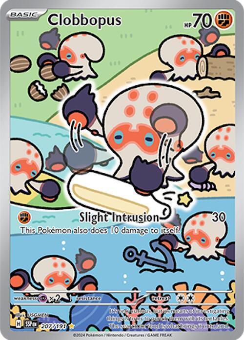 Clobbopus (207/191) – Scarlet & Violet: Surging Sparks - Authentic Card