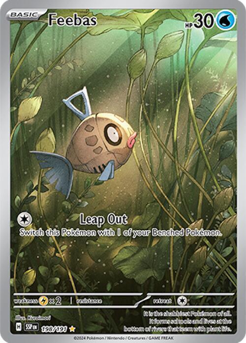 Feebas (198/191) – Scarlet & Violet: Surging Sparks - Shop Now