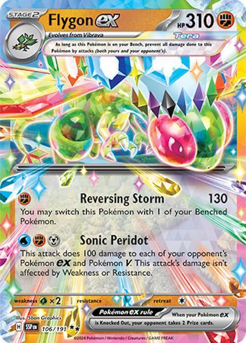 Flygon ex (106/191) – Scarlet & Violet: Surging Sparks | Fast Shipping