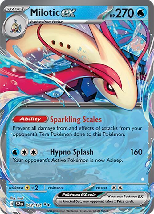 Milotic ex (042/191) – Scarlet & Violet: Surging Sparks - Authentic Card