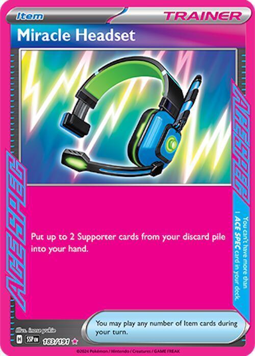 Miracle Headset (183/191) – Scarlet & Violet: Surging Sparks – Buy Now