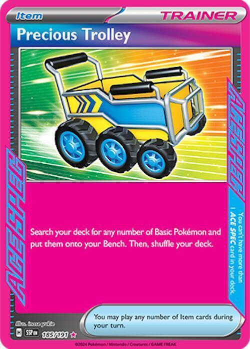 Precious Trolley (185/191) – Scarlet & Violet: Surging Sparks | Order Today