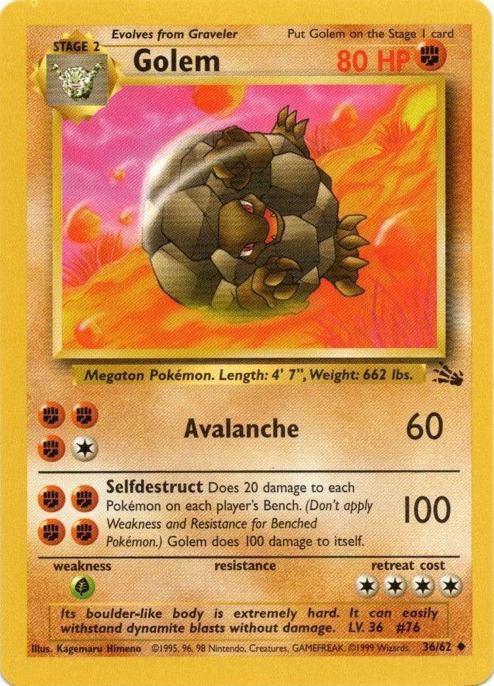 Golem (36/62) – Fossil Unlimited - Shop Now