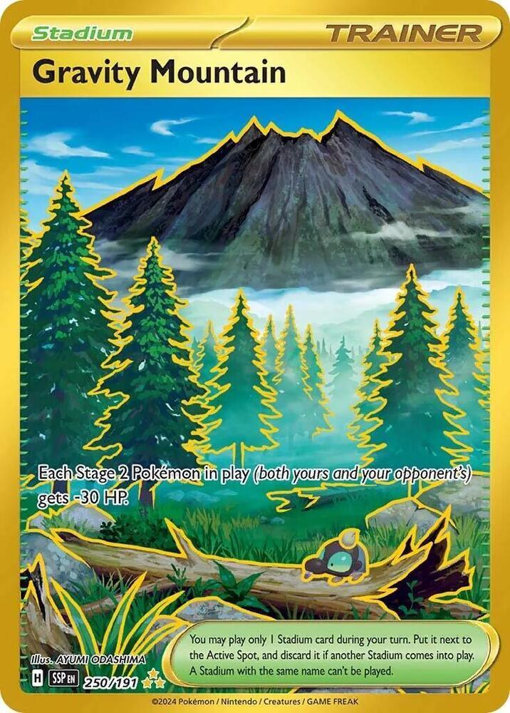 Gravity Mountain (250/191) – Scarlet & Violet: Surging Sparks | Order Now