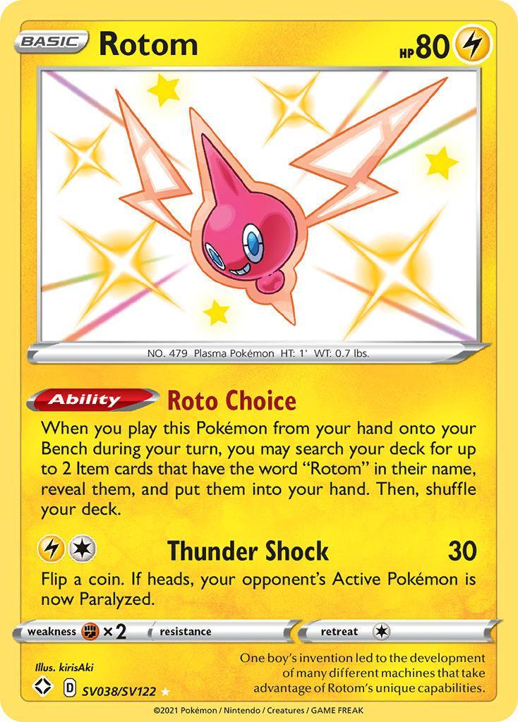 Rotom (SV038/SV122) – Sword & Shield: Shining Fates - Shop Now