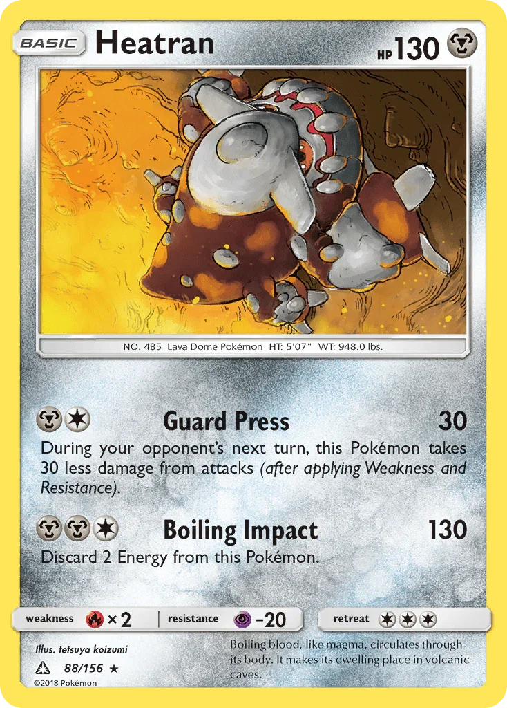 Heatran (88/156) – Sun & Moon: Ultra Prism | Shop Today