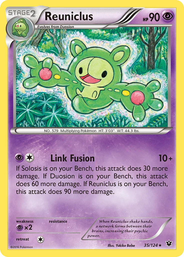 Reuniclus (35/124) – XY: Fates Collide - Authentic Card